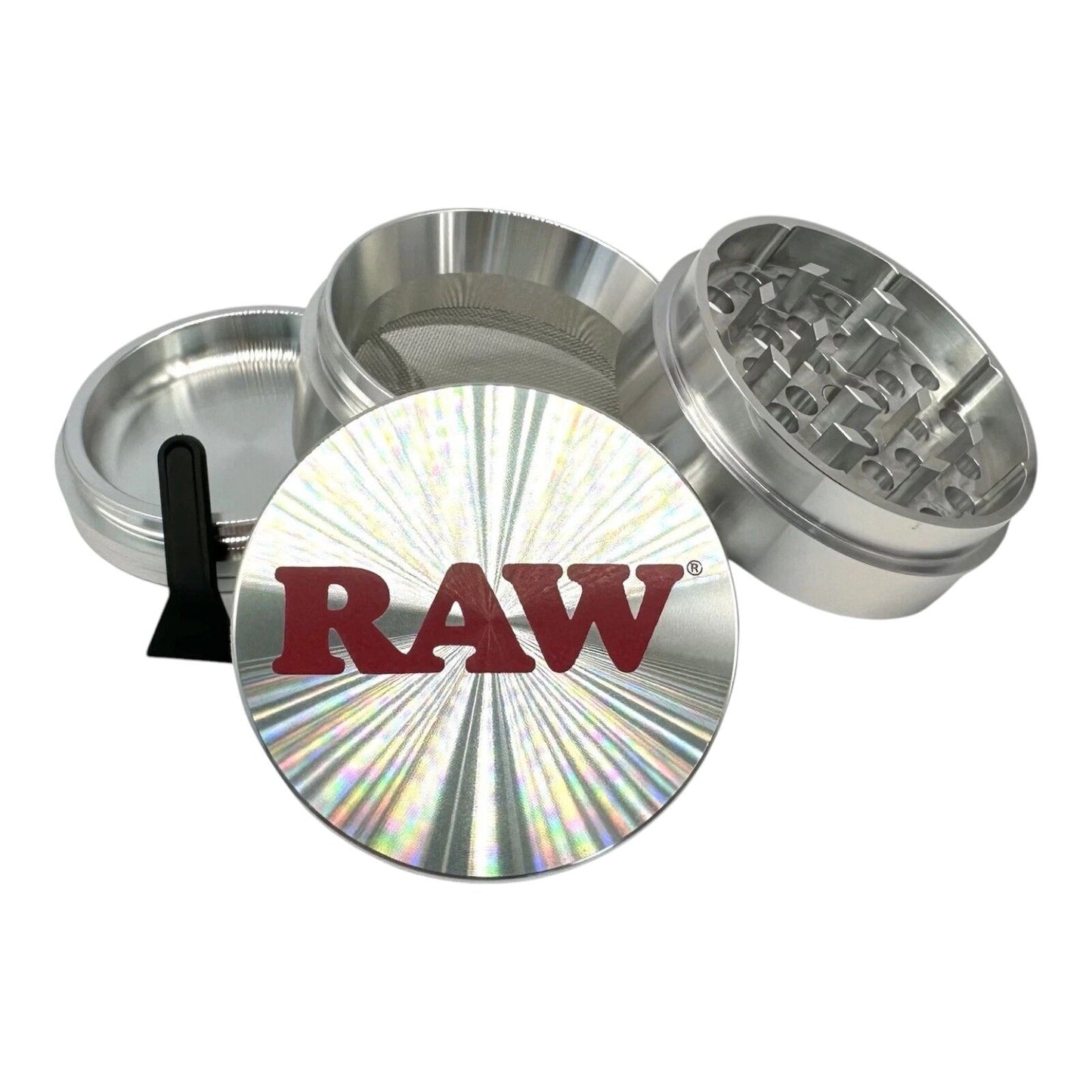 RAW Combo Kit Rolling Tray Papers Grinder Tips Storage Tube Roller King Size