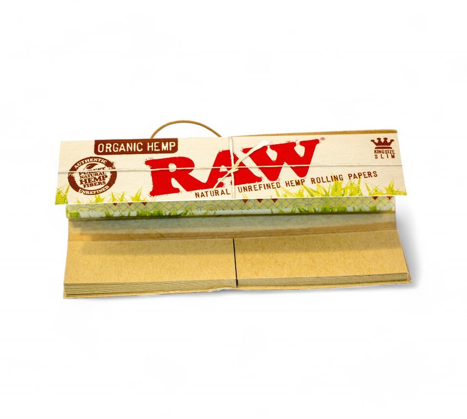 RAW King Size Slim with Tips Organic Hemp Rolling Papers