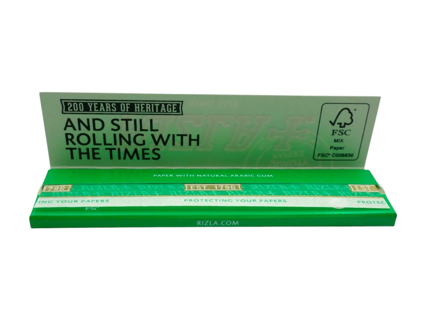 1 x Rizla Green King Size Medium Thin Paper