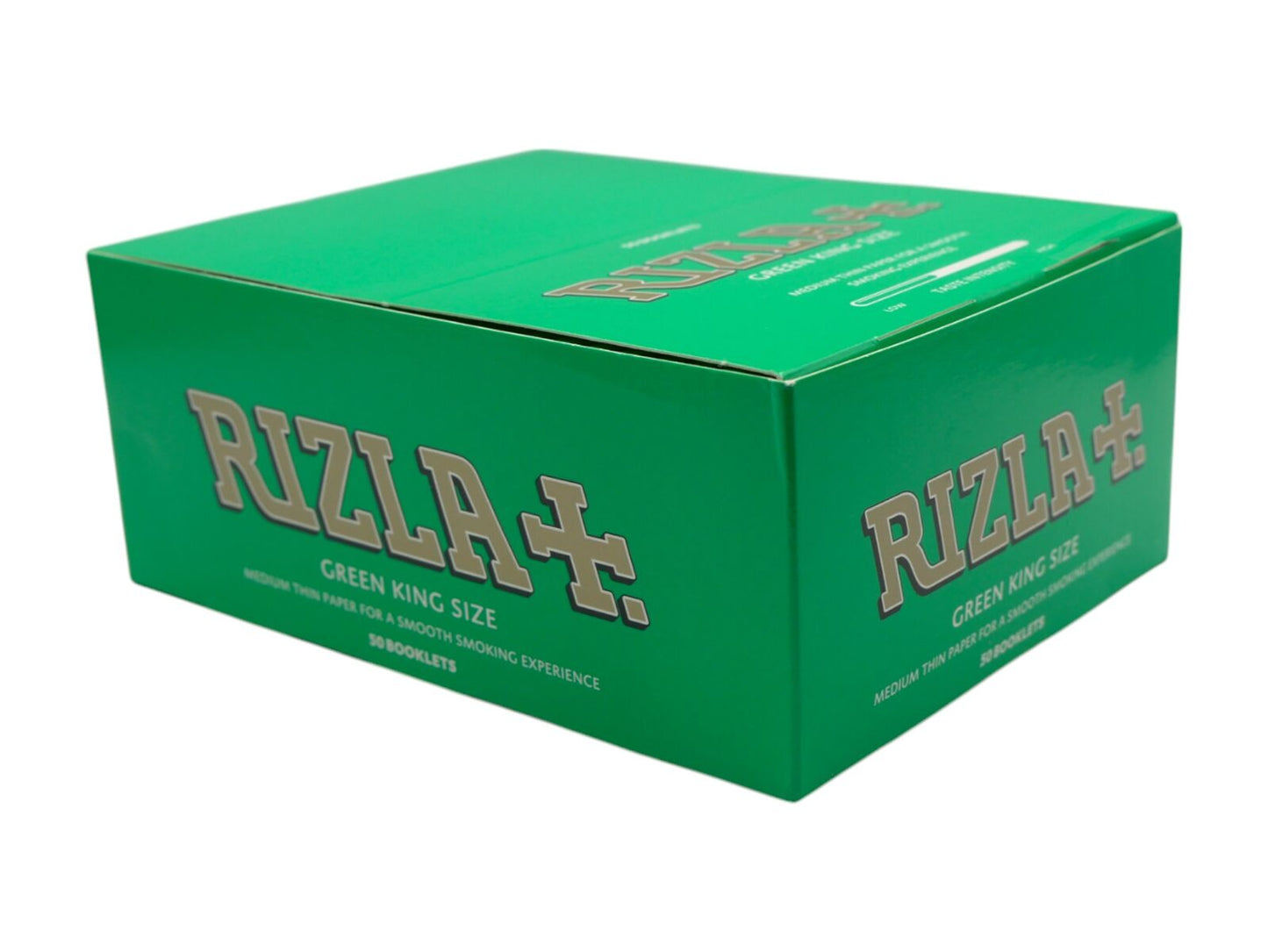 Box of Rizla Green King Size Medium Thin Paper