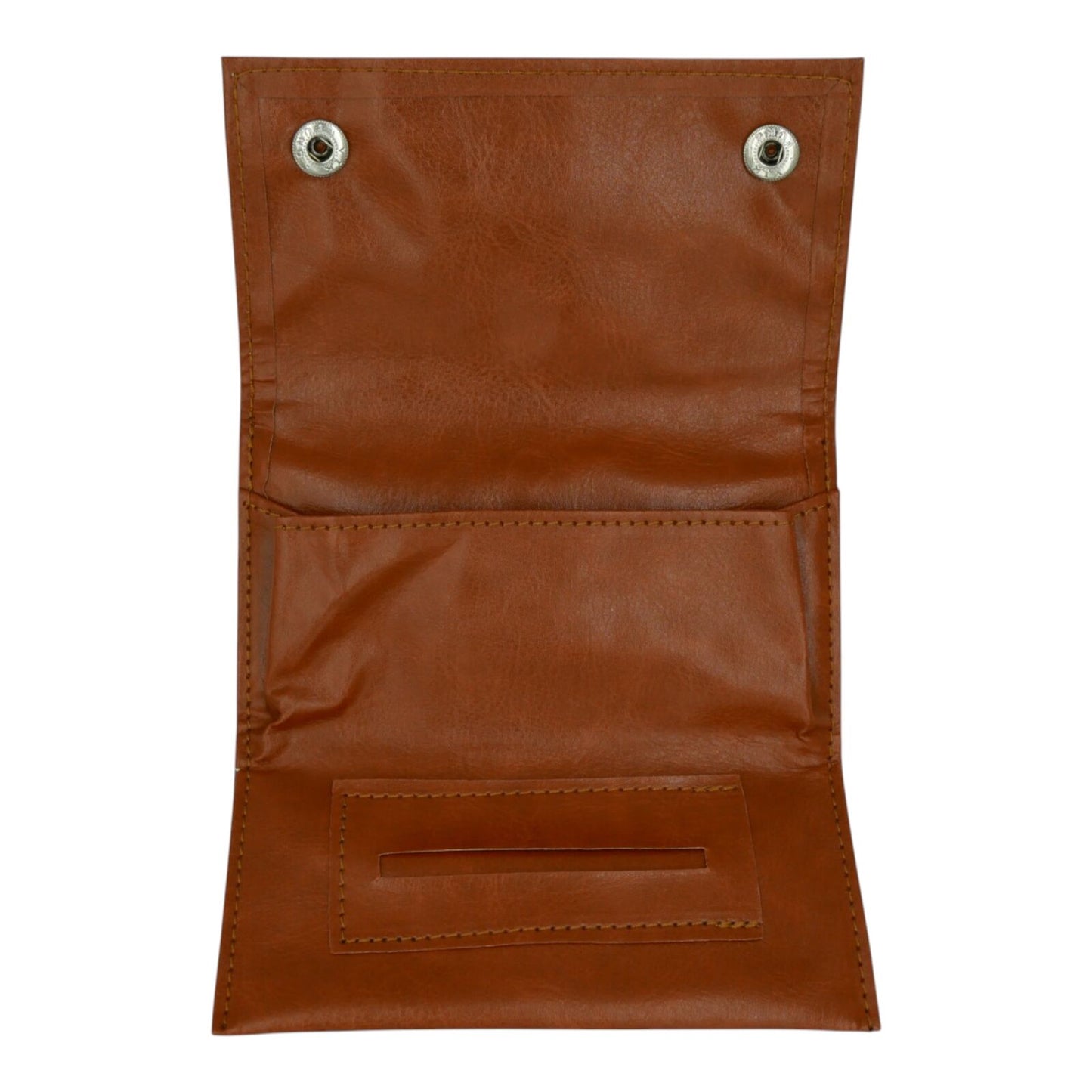 Tan Tobacco Smoking Pipe Bag Cigar Carry Pouch Case Snap Zipper Paper Slot