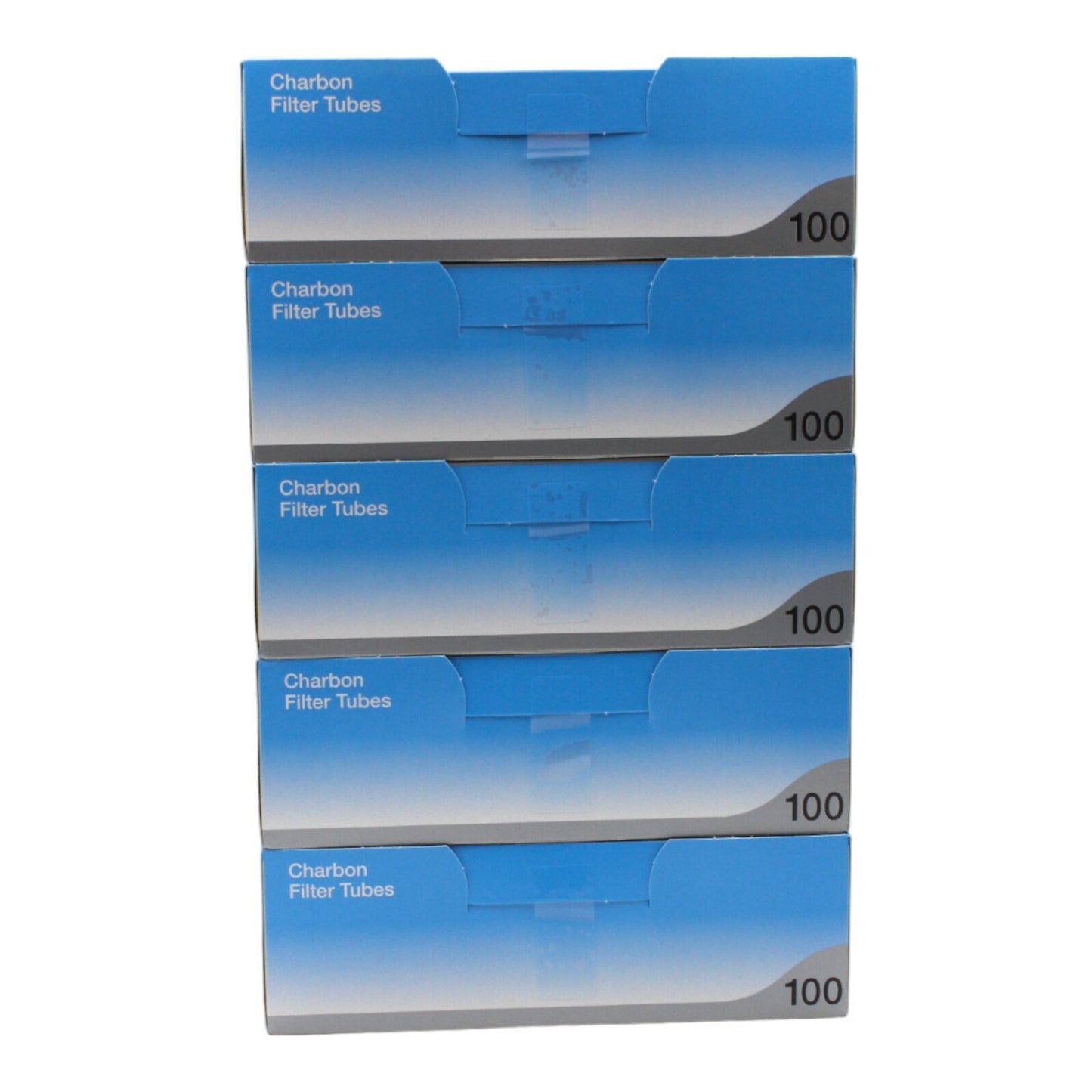 1000x Ventti Premium Charcoal Filter Tubes Cork Blue