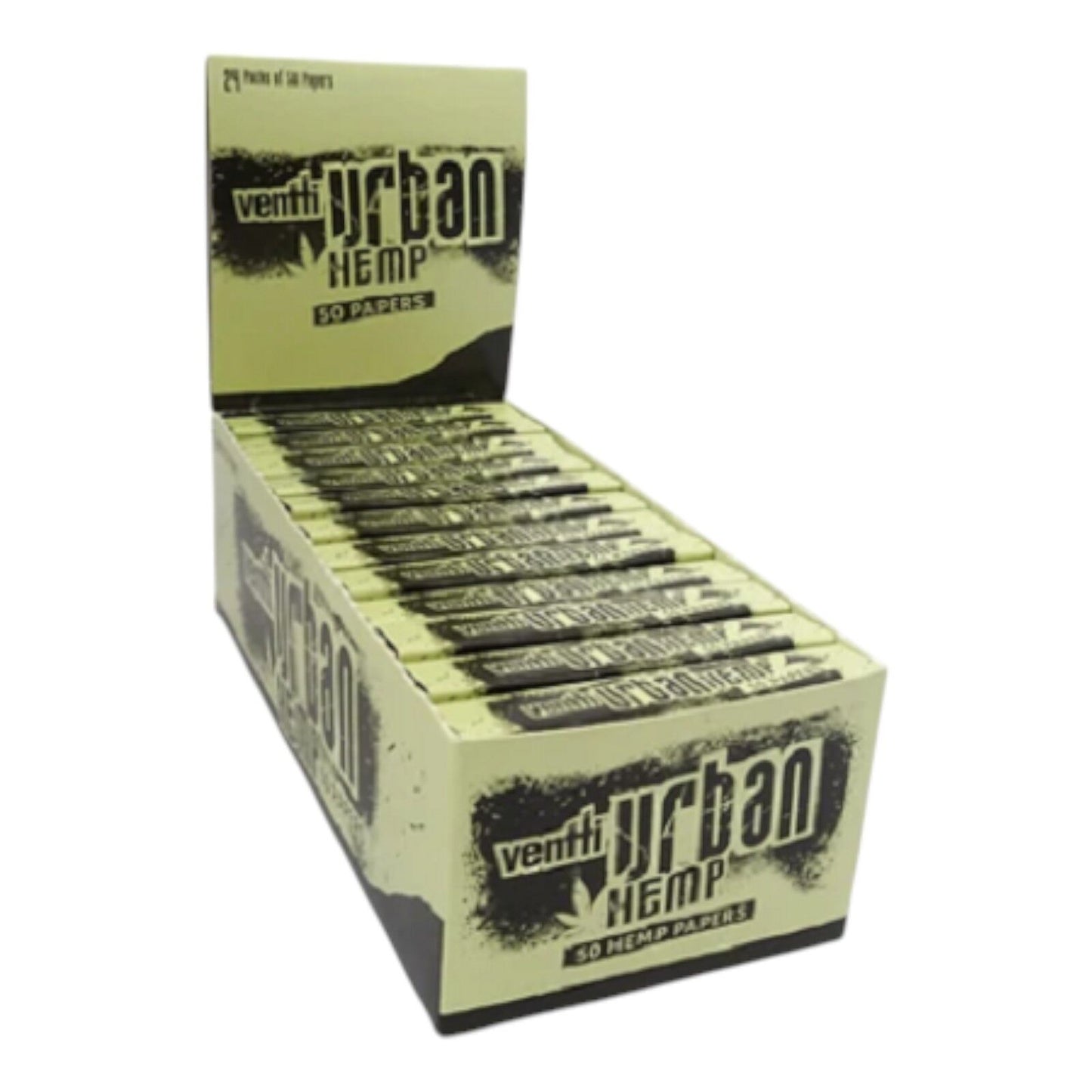 Ventti Original Urban Hemp Papers with Tips (50 Leaves)