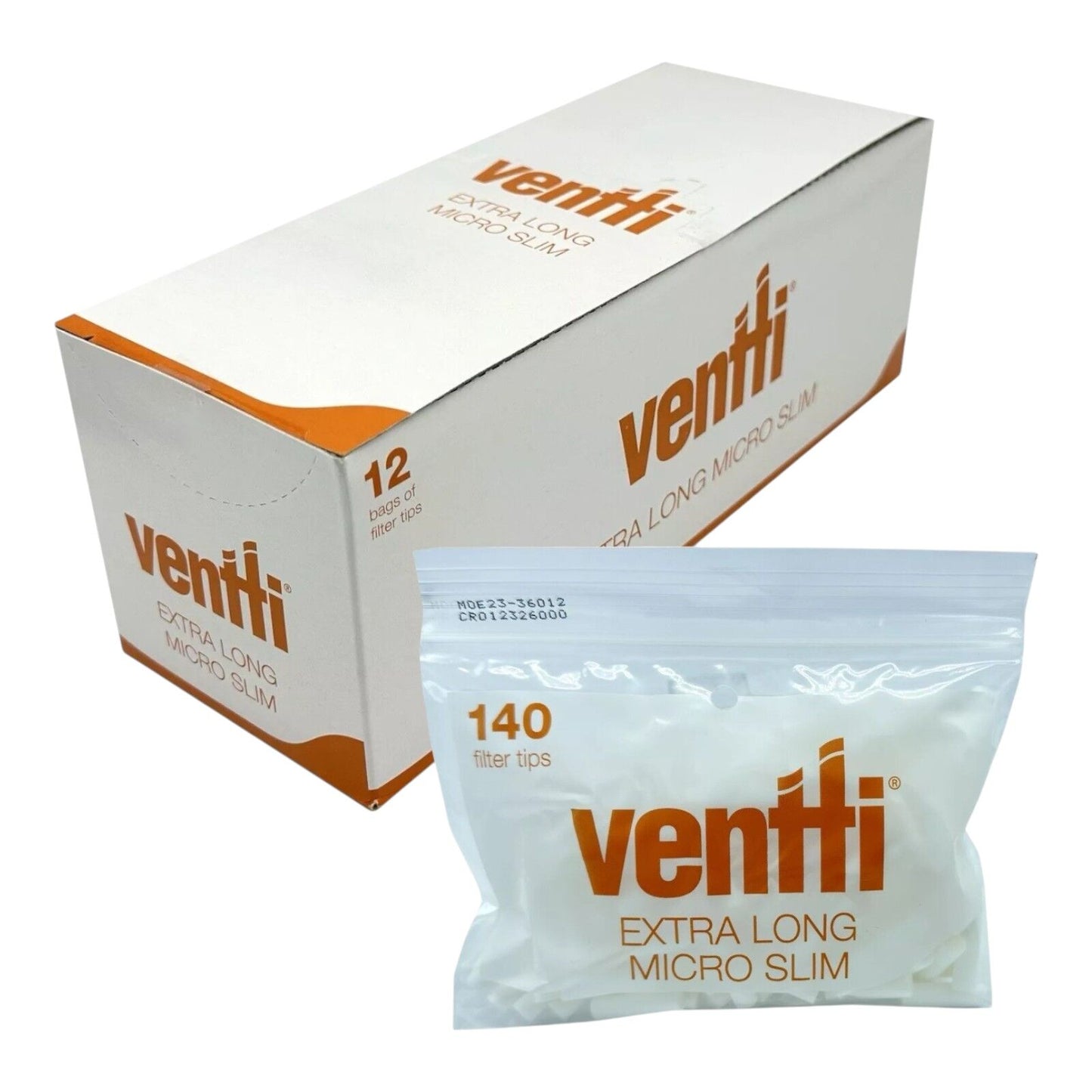 Ventti Extra Long Micro Slim 140 Filter Tip Bag
