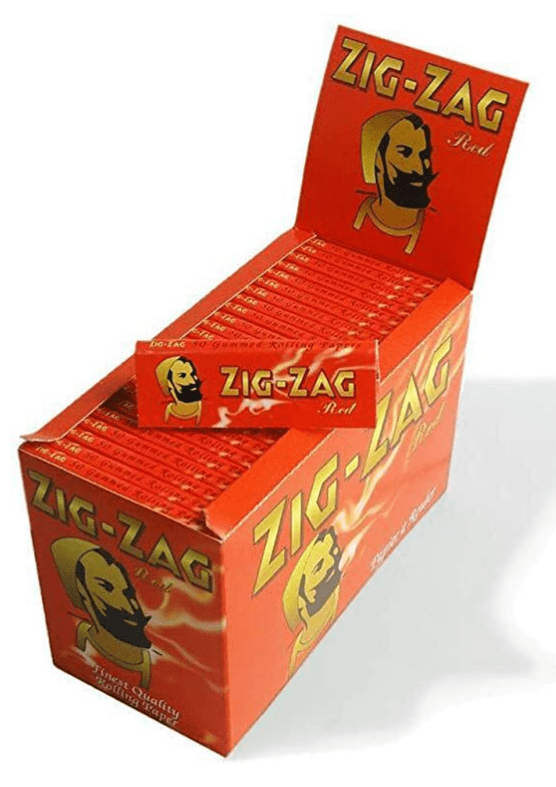 ZIG ZAG Regular Red Papers (50 Leaves)