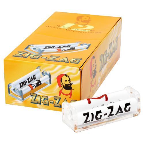 Box of 12 ZIG ZAG Plastic Rolling Machines (70mm)