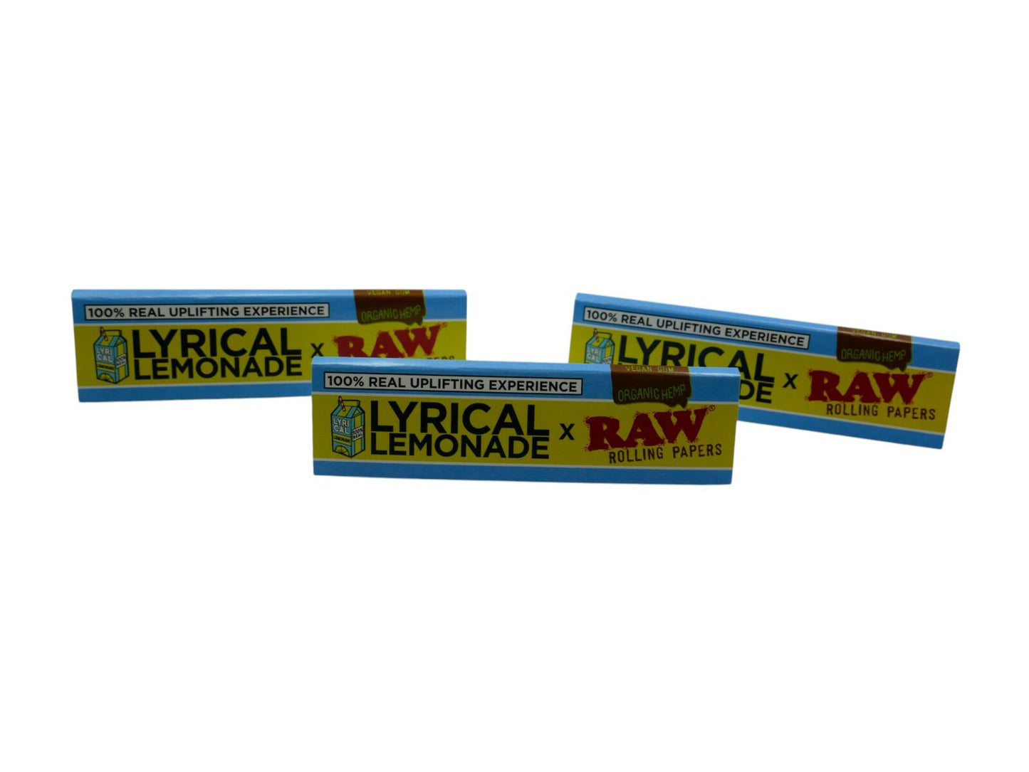 RAW x Lyrical Lemonade Organic Hemp King Size Wide Smoking Papers