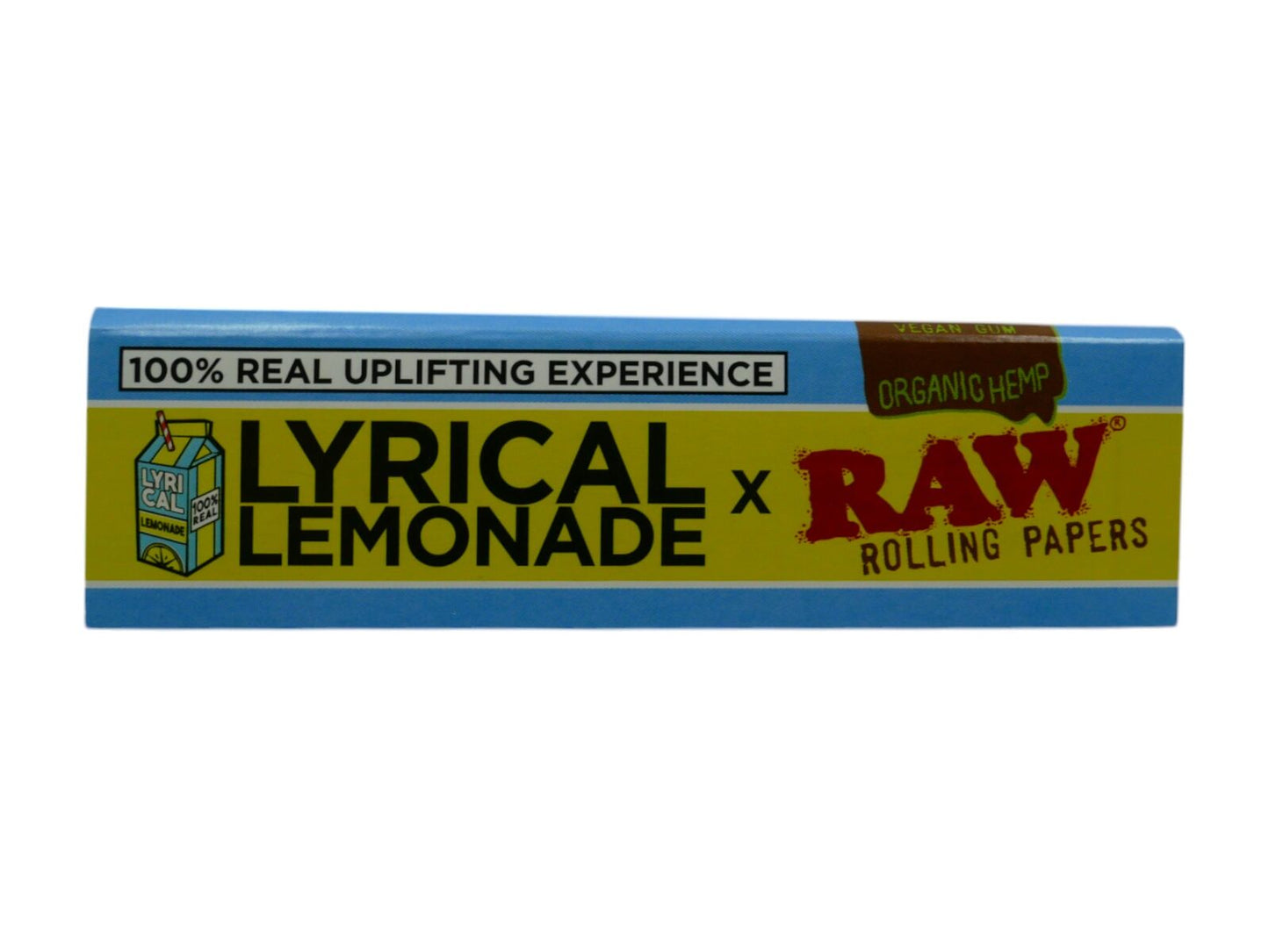 RAW x Lyrical Lemonade Organic Hemp King Size Wide Smoking Papers