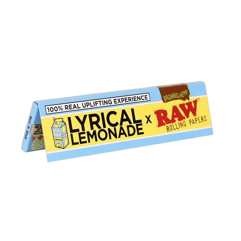 RAW x Lyrical Lemonade Organic Hemp King Size Wide Smoking Papers