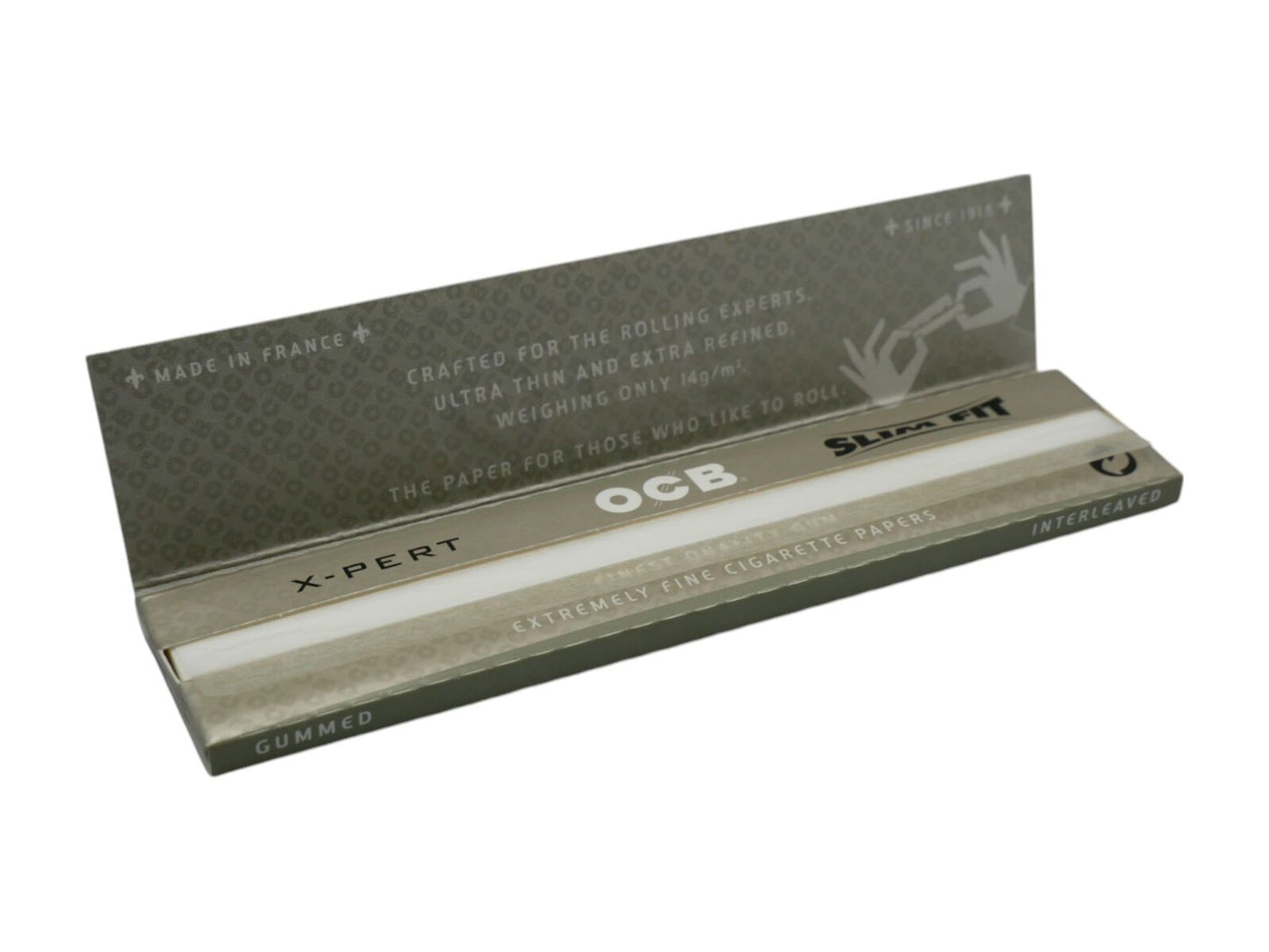 OCB X-Pert KING SIZE Slim Fit Premium Rolling Papers Smoking