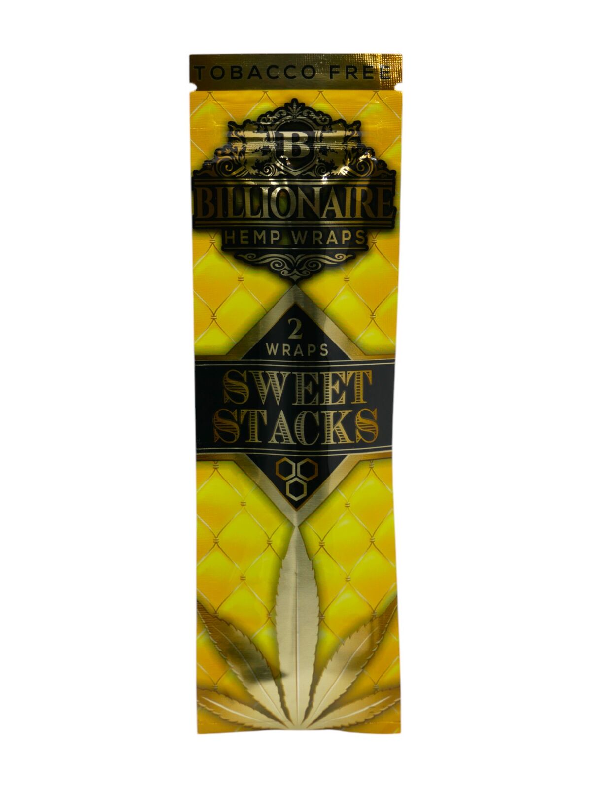 1 x Billionaire Wraps Sweet Stacks Flavor Rolling Papers 2 Wraps Per Pack