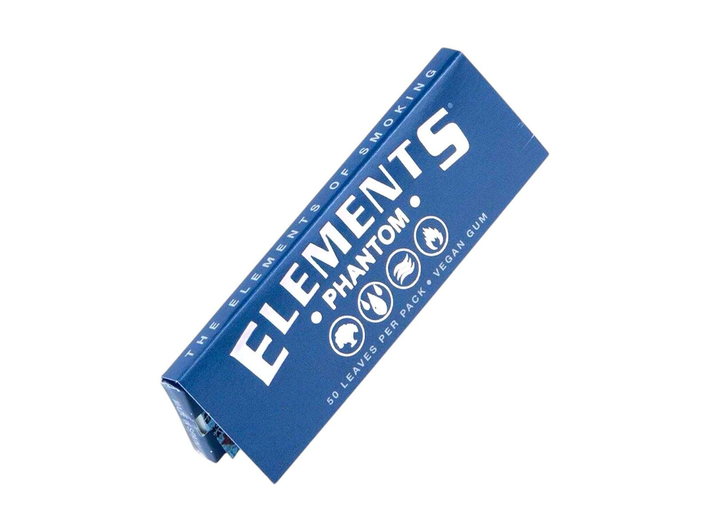 1 x Elements Phantom 1 1/4 Size Rolling Paper Vegan Gum - 50 Leaves