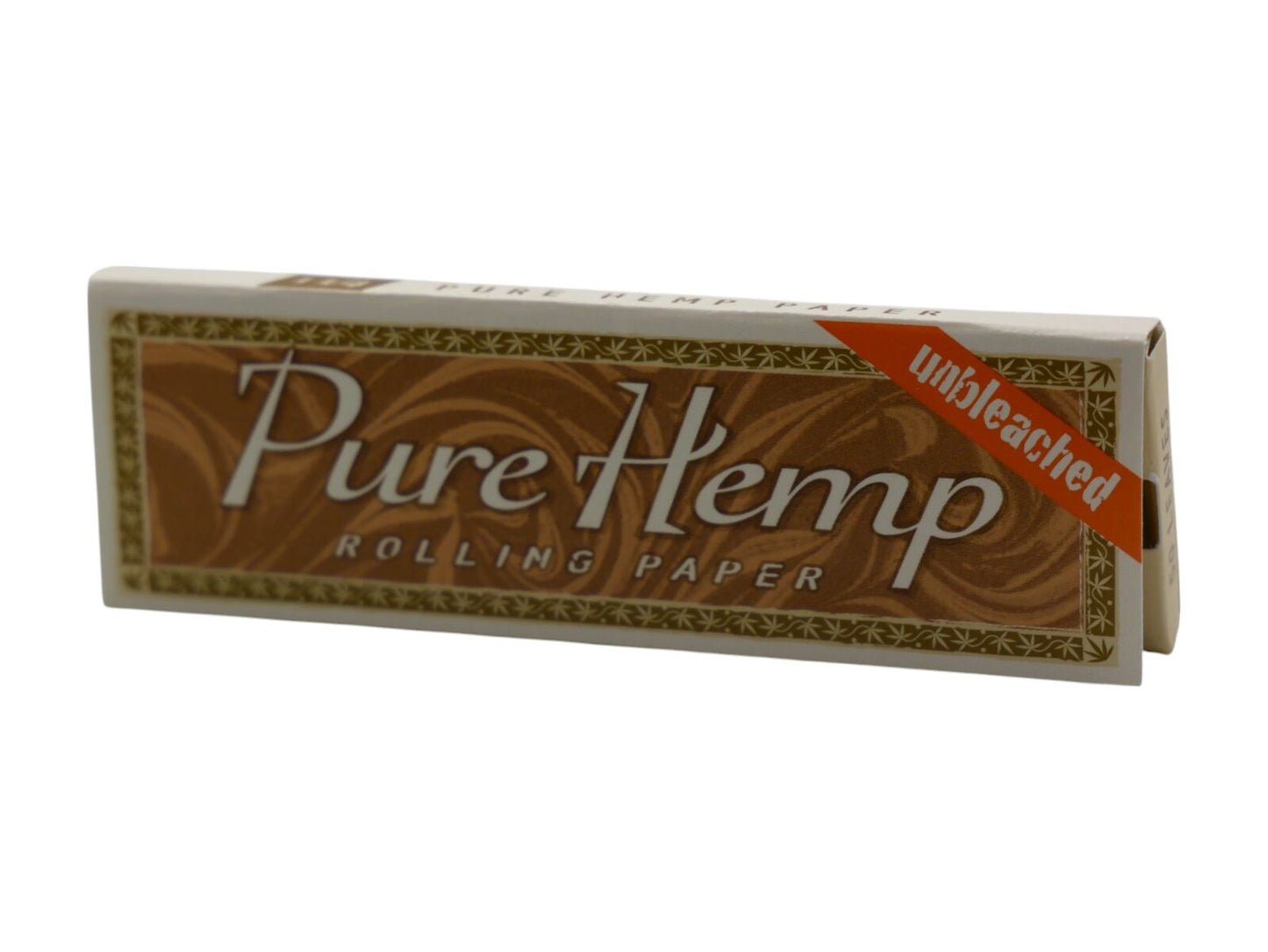 Pure Hemp Unbleached 1 1/4 Size Rolling Papers Tobacco Smoking - 50 Leaves