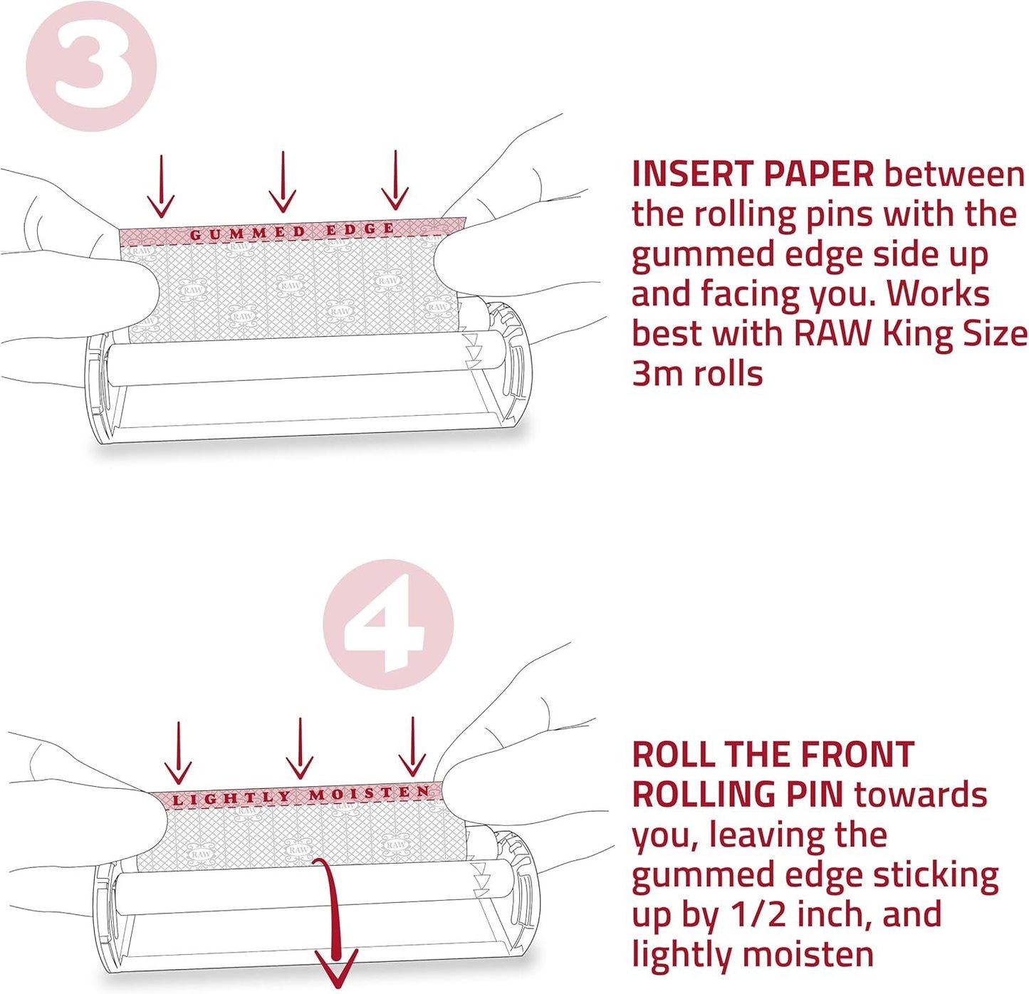 RAW Extra Phatty Plastic Machine Roller - 125mm