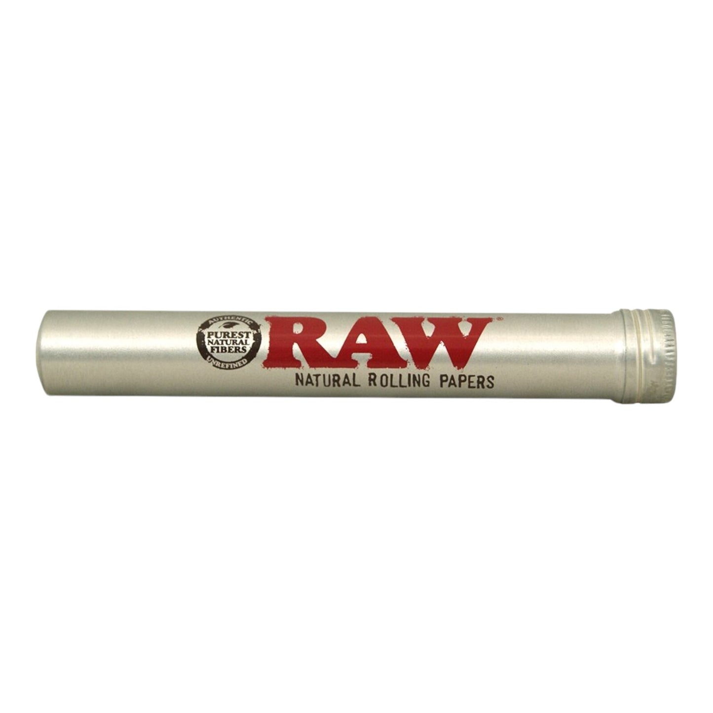 RAW Metal King Size Cone Storage Tube - Airtight Screw Top for Rolling Papers