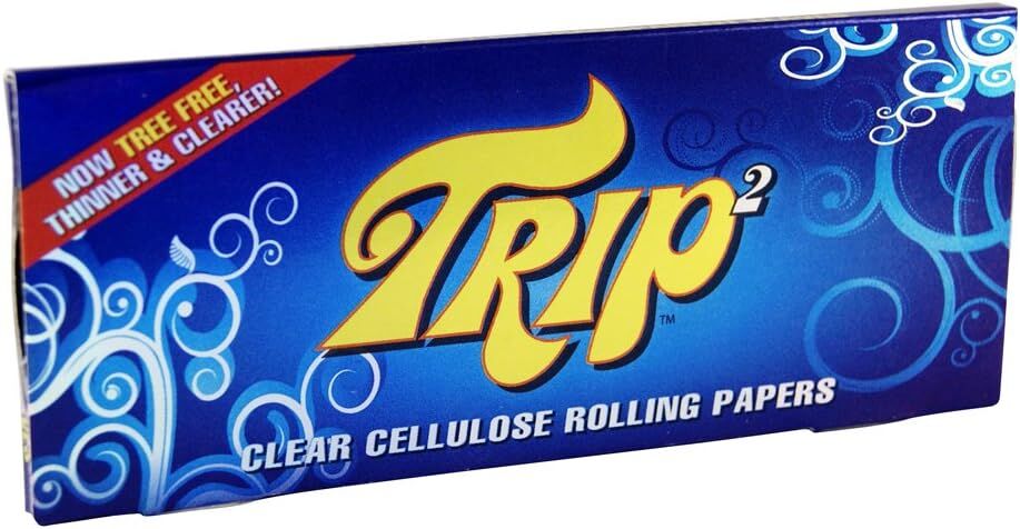 TRIP2 Clear Cellulose King Size Rolling Paper Natural Smoking