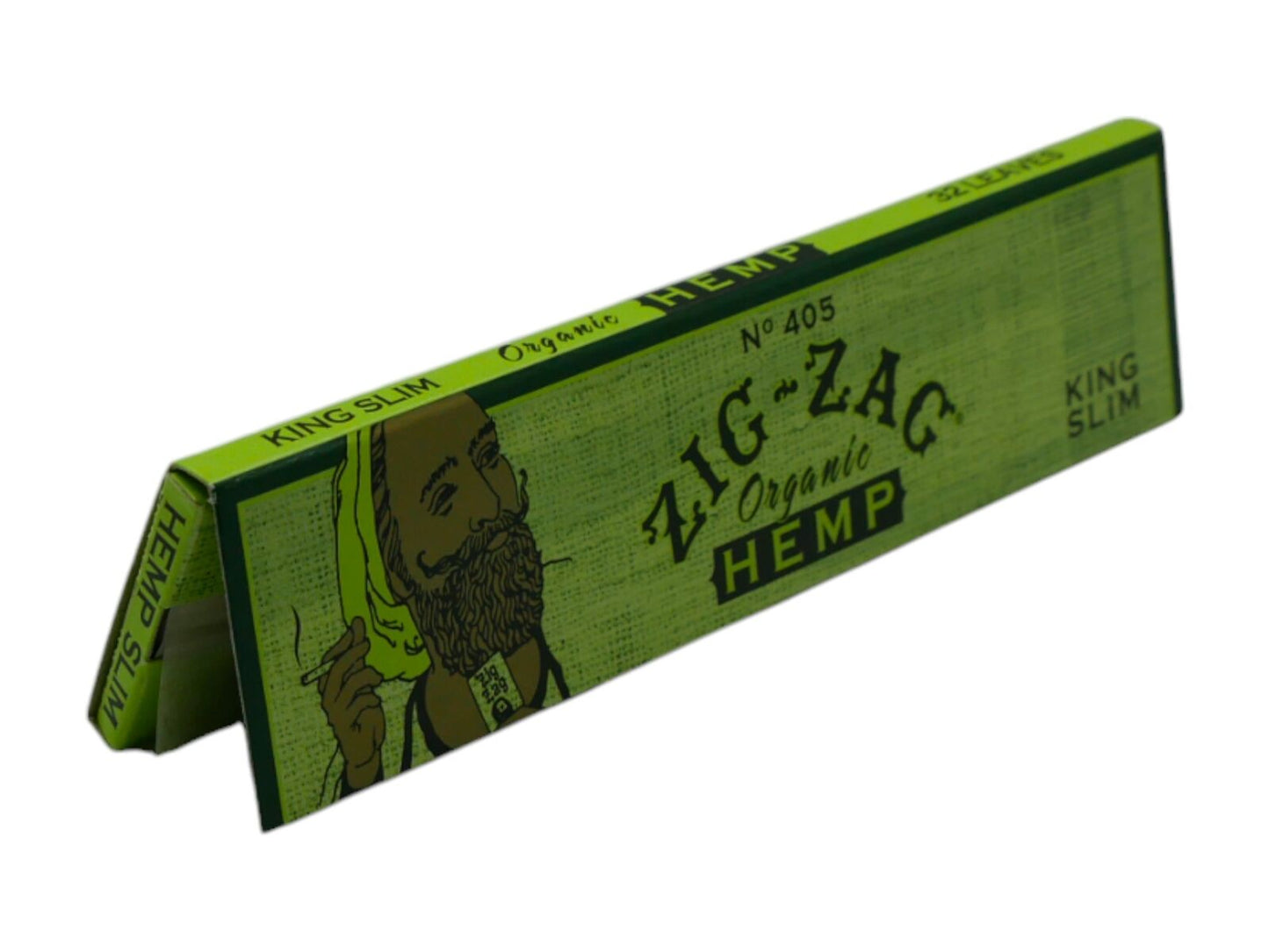 1 x ZIG ZAG Organic Hemp King Size Slim Rolling Papers Paper Cigarette