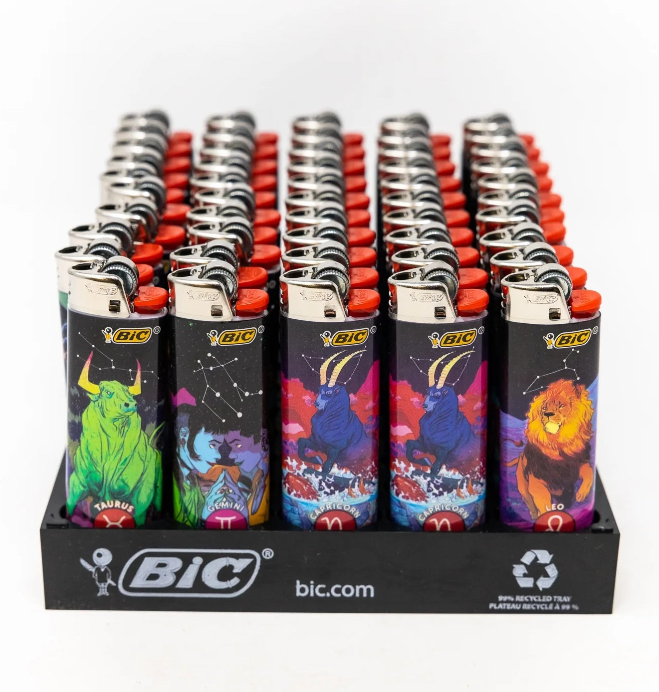 Box of 50 BIC Maxi Astrology Lighters (J26)
