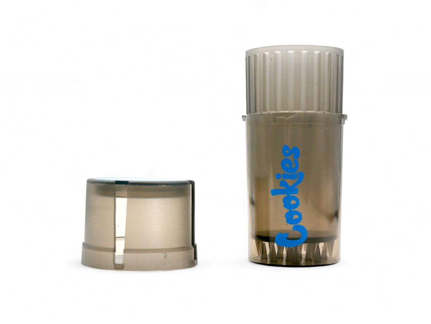 2 x Smell Proof Storage Container Built-in Herb Grinder Crusher - Assorted Colours