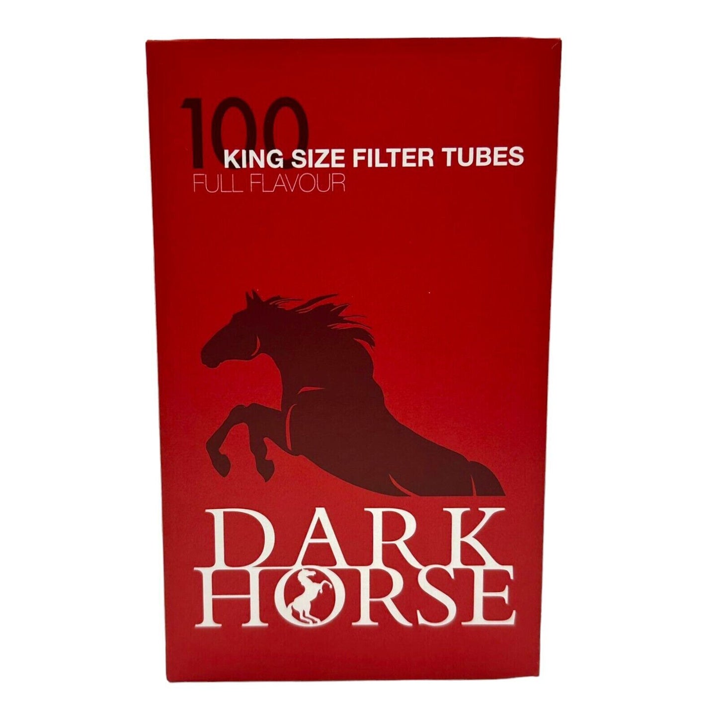 500x Dark Horse Full Flavour Filter Tubes King Size Cork Red