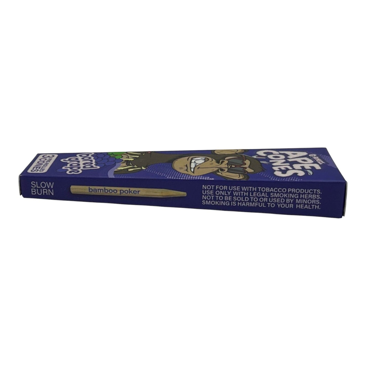 G Rollz Ape Bored Grape King Size Pre Rolled Paper Cones 3 Pack Flavour