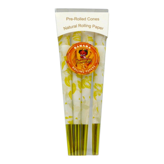 Honeypuff Banana King Size Classic Pre Rolled Cones - 8 Cones