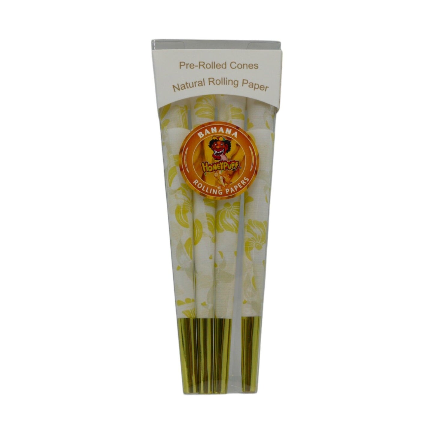 Honeypuff Banana King Size Classic Pre Rolled Cones - 8 Cones