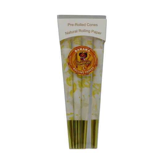 Honeypuff Banana King Size Classic Pre Rolled Cones - 8 Cones