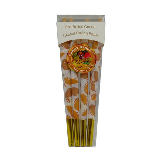 Honeypuff Mango King Size Classic Pre Rolled Cones Rolling Paper - 8 Cones