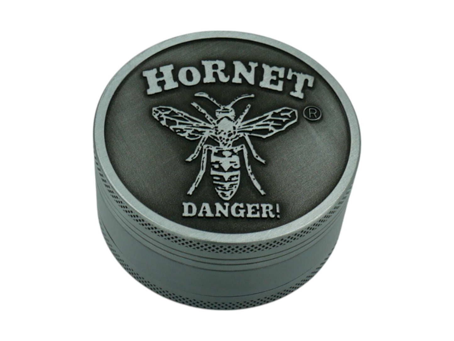 Hornet 3 Layer Metal Silver Grinder