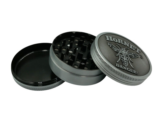 Hornet 3 Layer Metal Silver Grinder