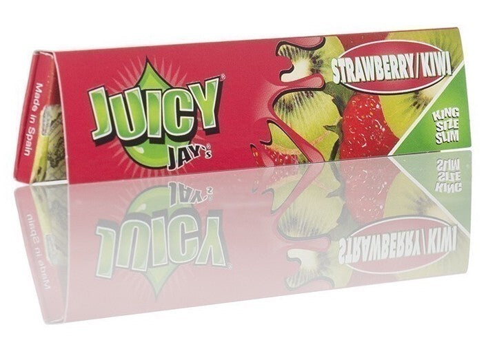 Juicy Jays Strawberry Kiwi King Size Rolling Papers Box of 24