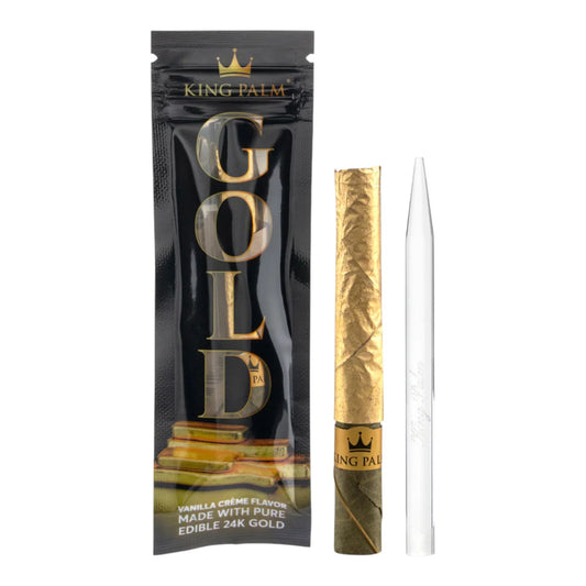 King Palm Gold Vanilla Cream Palm Leaf Wraps 1 Pack