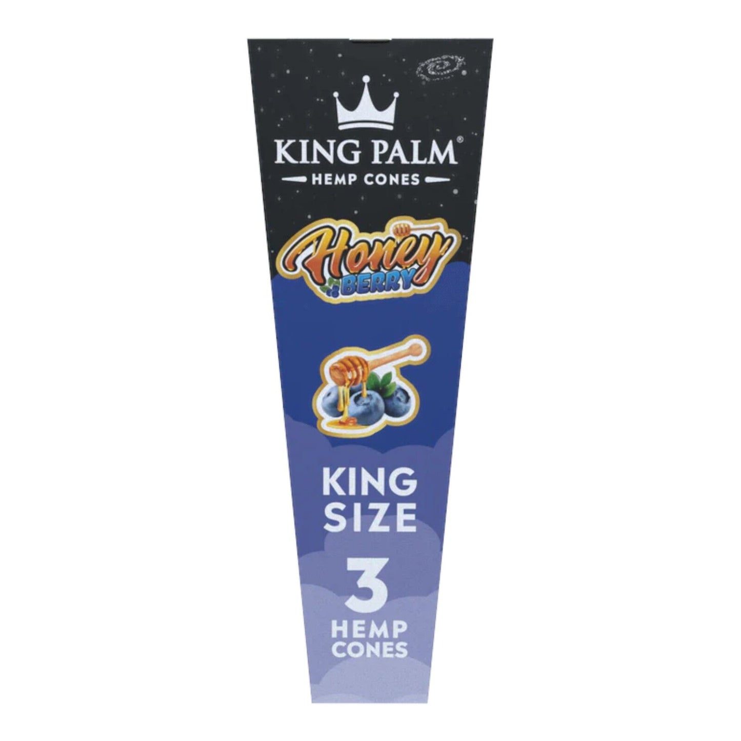 King Palm Honey Berry King Size Flavoured Cone - 3 Per Pack