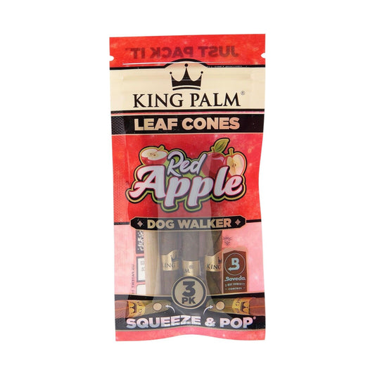 King Palm Red Apple Flavoured Roll - 3 Per Pack