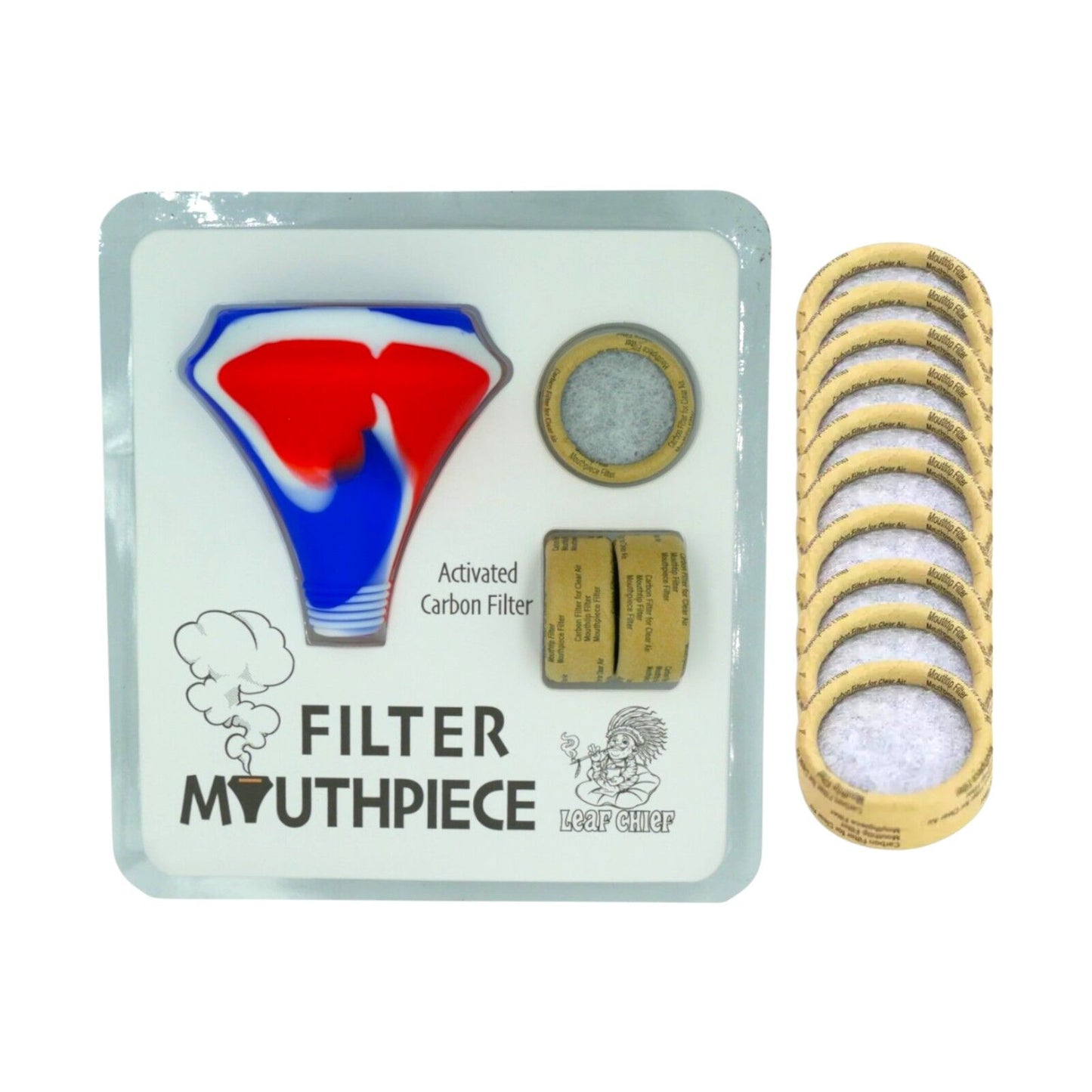 Assorted Silicone Mouthpiece Filter Kit Moose Labs Compatible + 10 Filters