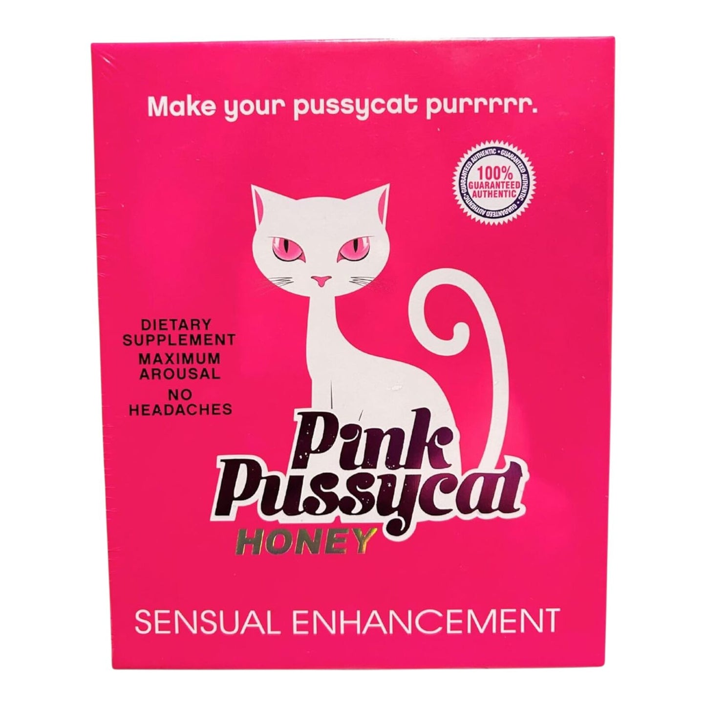 Pink Cat Honey Sensual Enhancement Women 12 Sachets 20g Supplement
