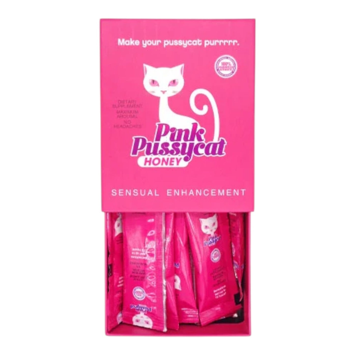 Pink Cat Honey Sensual Enhancement Women 12 Sachets 20g Supplement