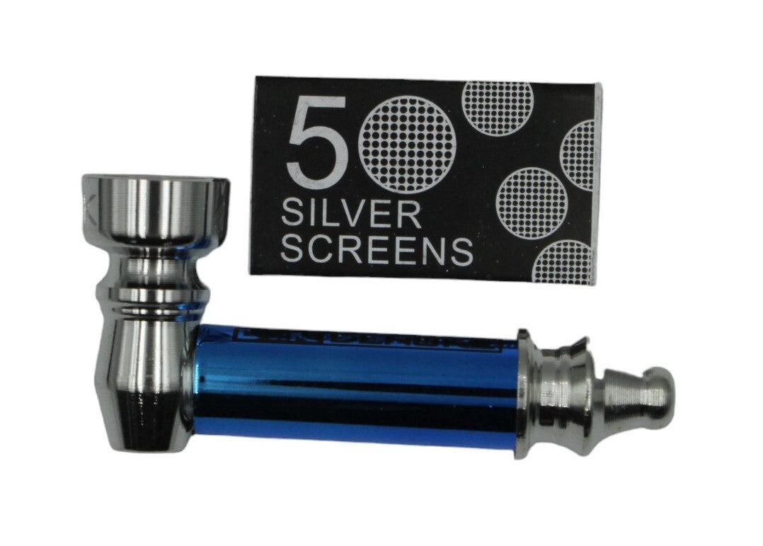 Metal Smoking Pipe Washable Solid - Assorted