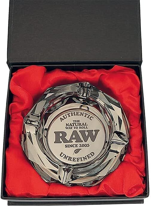 RAW Prism Glass Ashtray - Dark Side