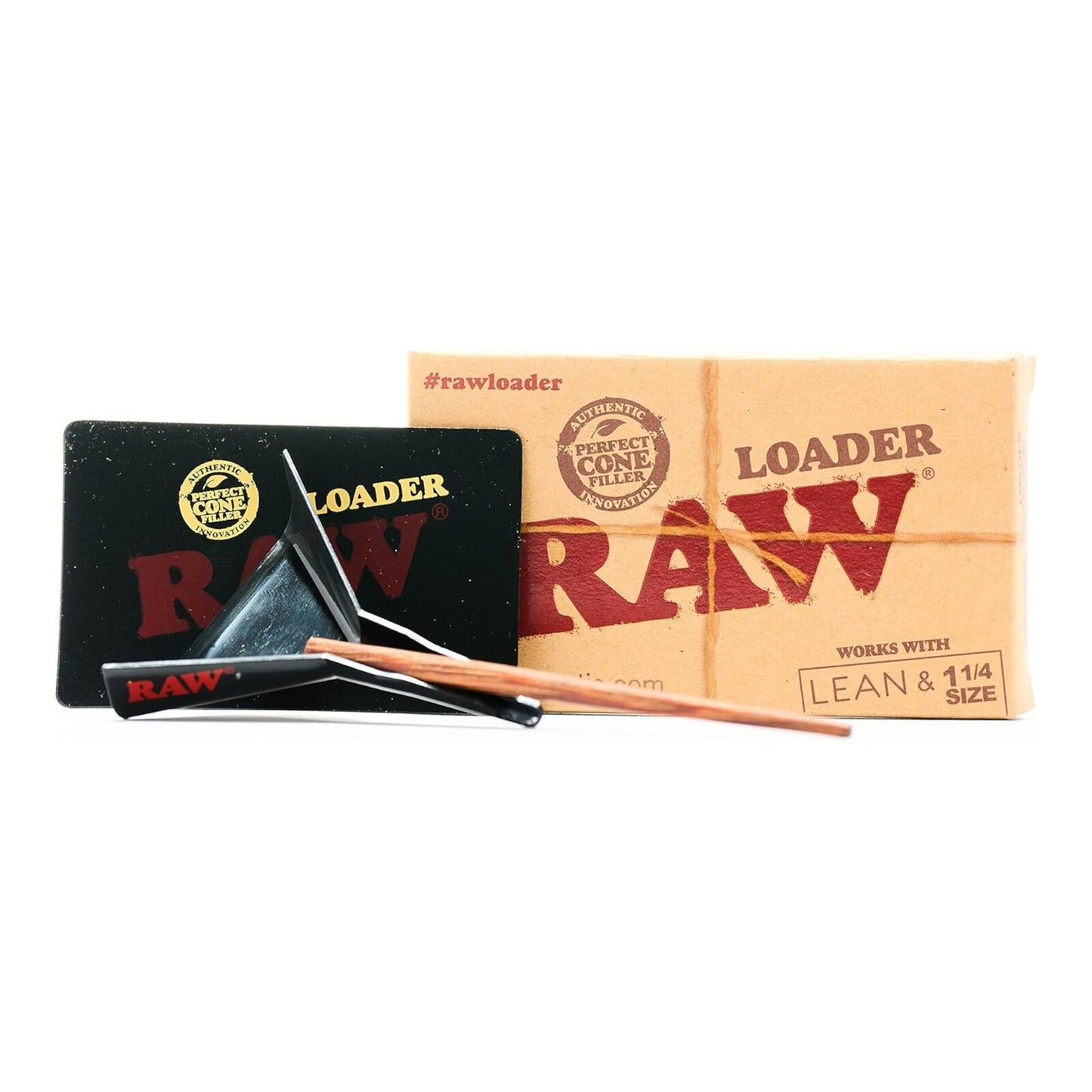 RAW Cone Loader for Lean and 1 1/4 Size Pre Rolled Cones Accessory