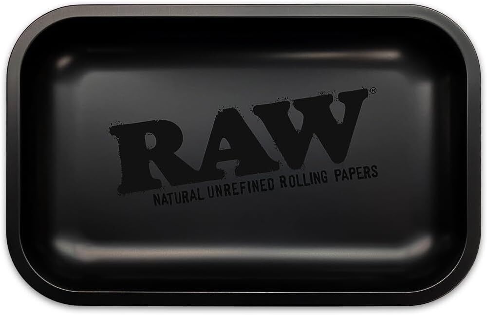 Raw Metal Rolling Tray - Murder'd - Small