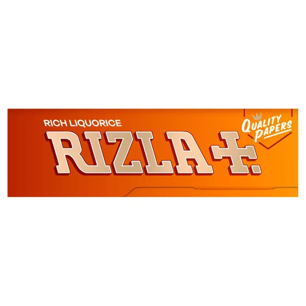 Rizla Liquorice Regular Rolling Papers Box 100 Booklets 50 Leaves Per Pack