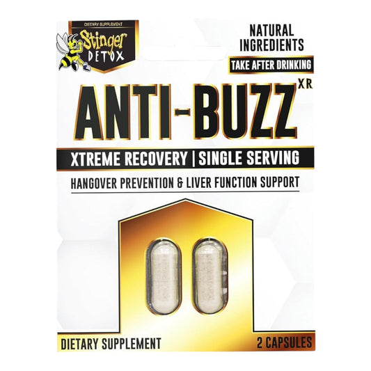 Stinger Detox Anti-Buzz XR Capsules 2pk