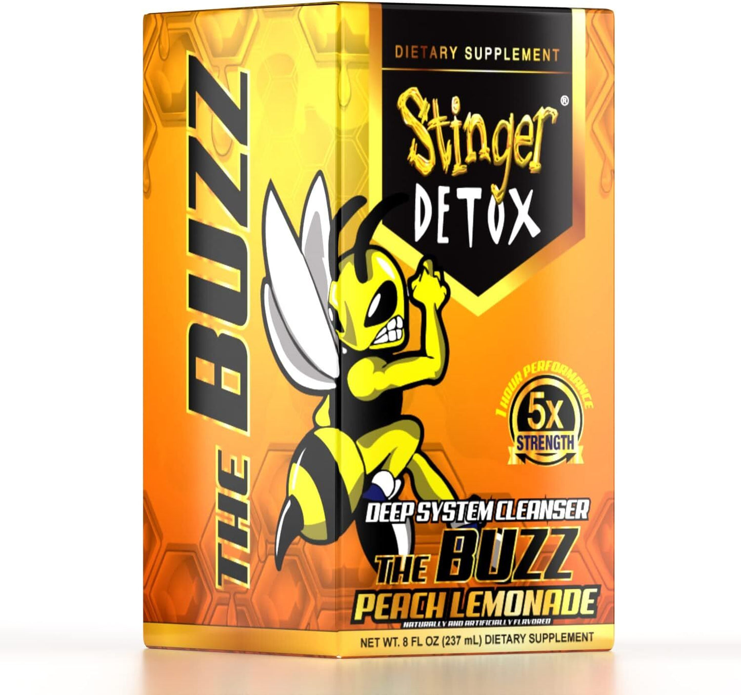 Stinger Detox 5X 7-Day Extra Strength DrinkPeach Lemonade Flavour8 OZ